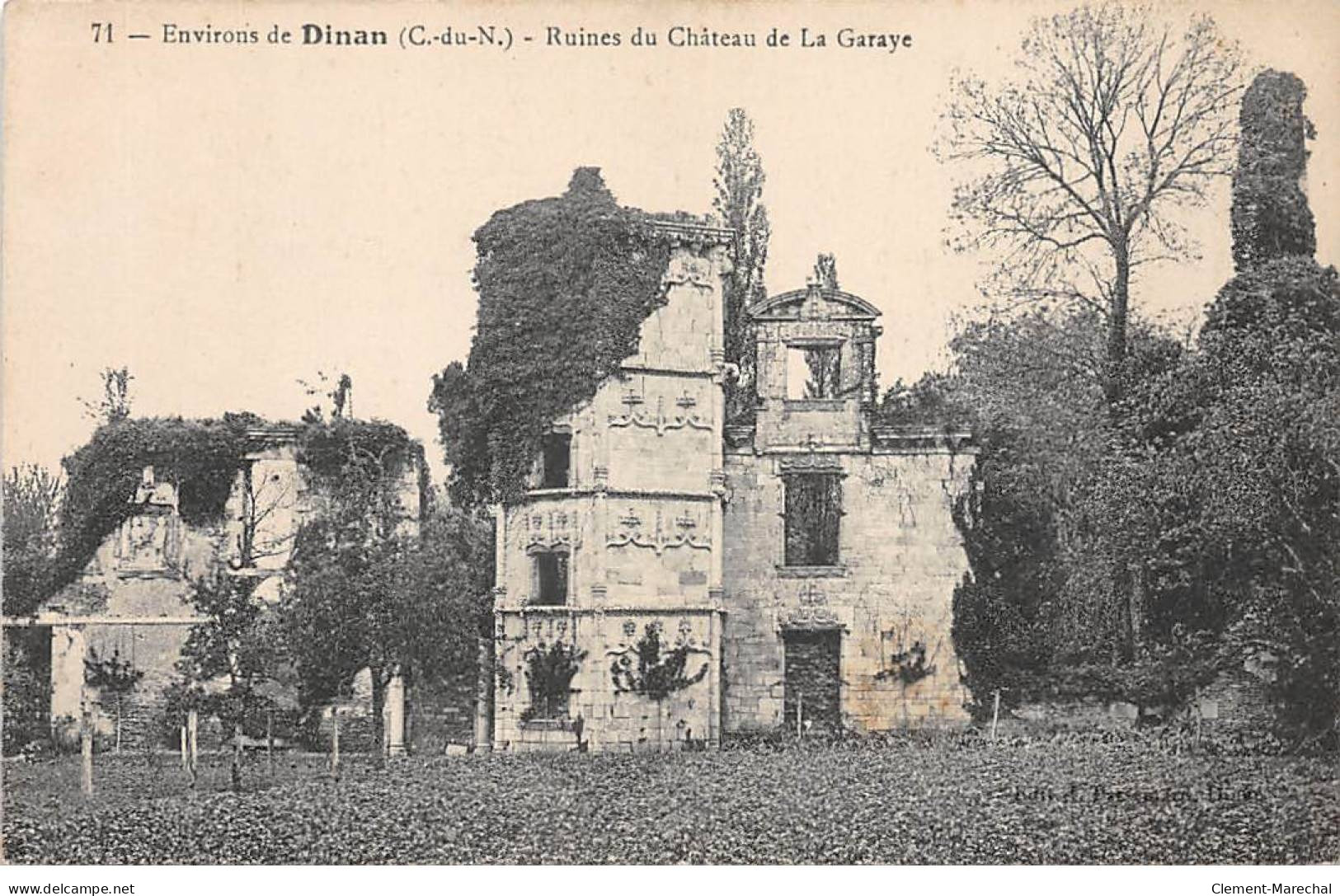 Environs De DINAN - Ruines Du Château De LA GARAYE - Très Bon état - Andere & Zonder Classificatie