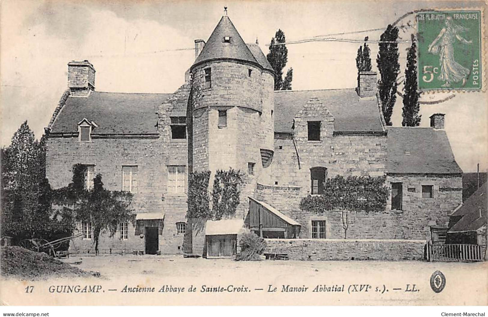 GUINGAMP - Ancienne Abbaye De Sainte Croix - Le Manoir Abbatial - Très Bon état - Guingamp