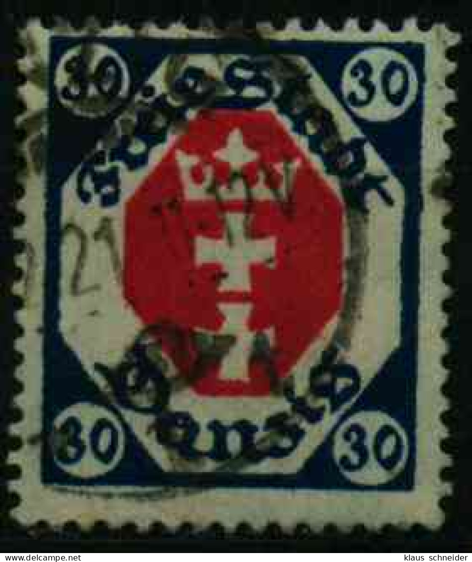 DANZIG 1921 Nr 78X Gestempelt X0F404A - Gebraucht