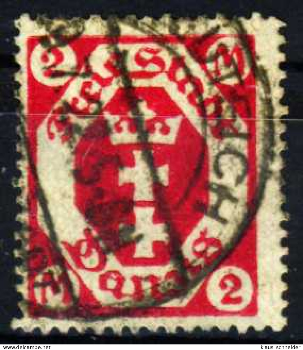 DANZIG 1922 Nr 96X Gestempelt X130FEE - Gebraucht