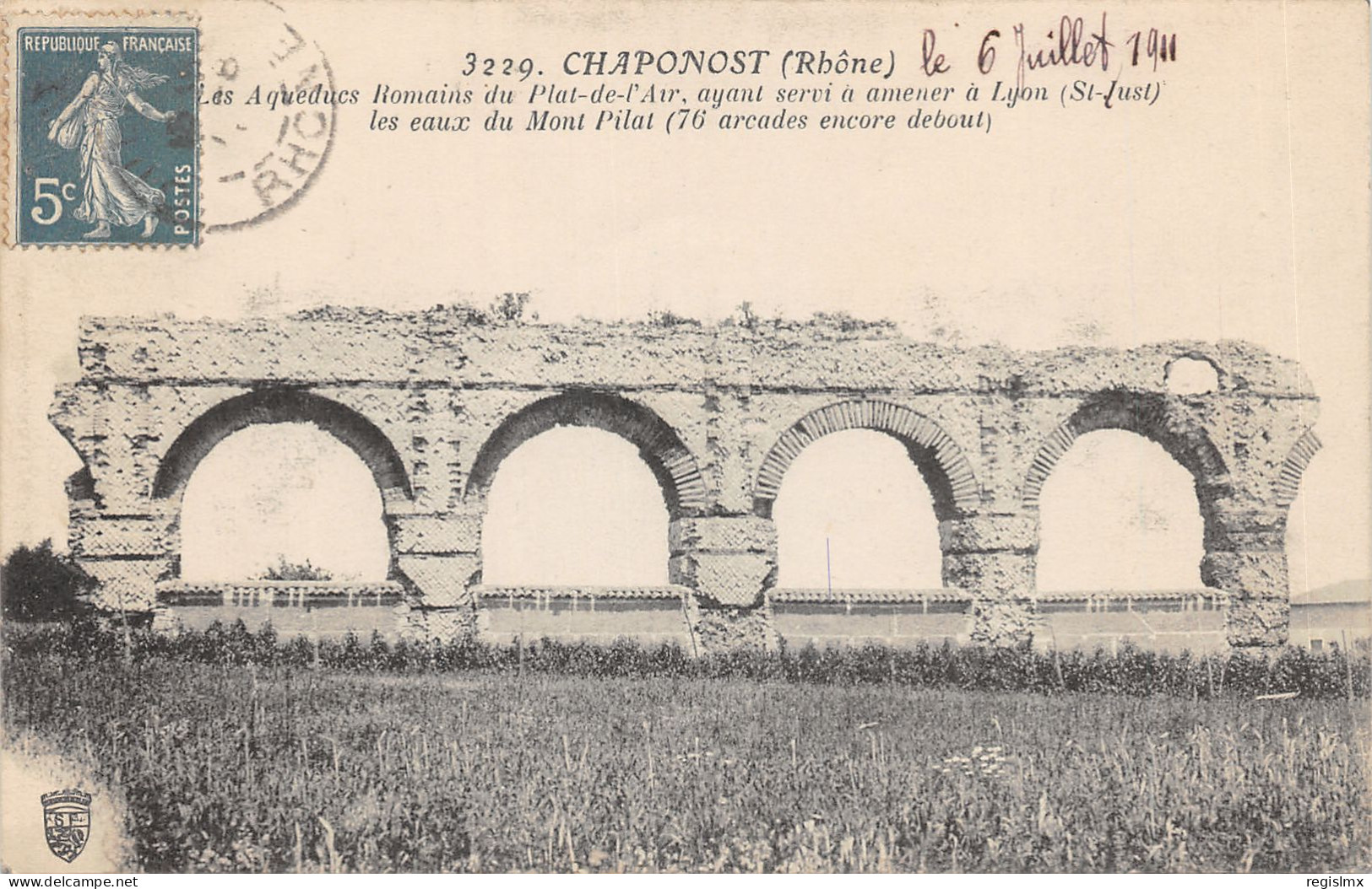 69-CHAPONOST-AQUEDUCS ROMAINS-N°584-D/0371 - Andere & Zonder Classificatie