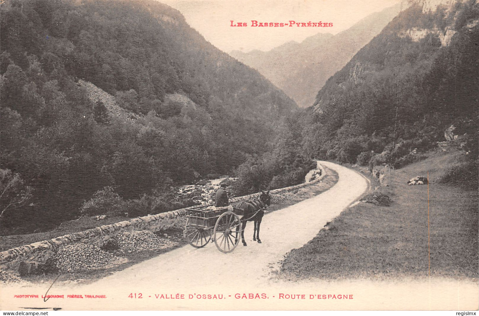 64-GABAS-ATTELAGE-N°584-C/0389 - Autres & Non Classés