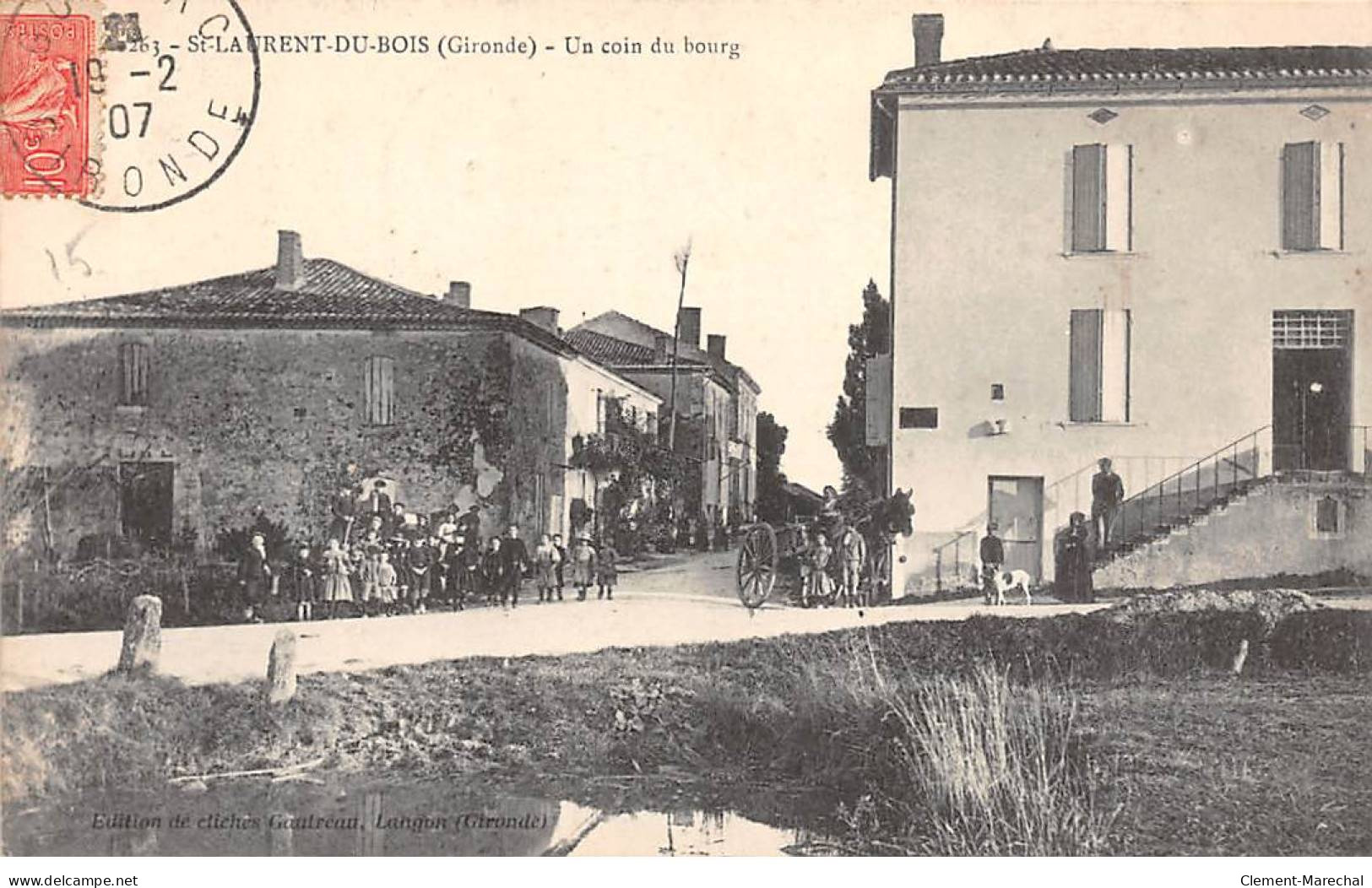 SAINT LAURENT DU BOIS - Un Coin Du Bourg - Très Bon état - Other & Unclassified