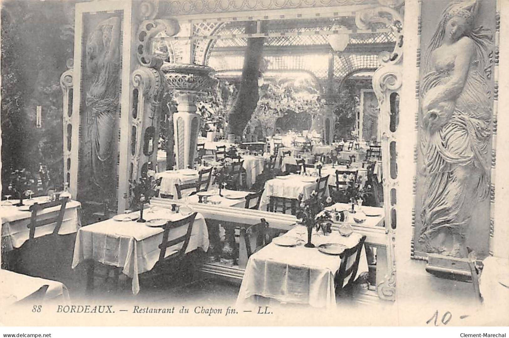 BORDEAUX - Restaurant Du Chapon Fin - Très Bon état - Bordeaux