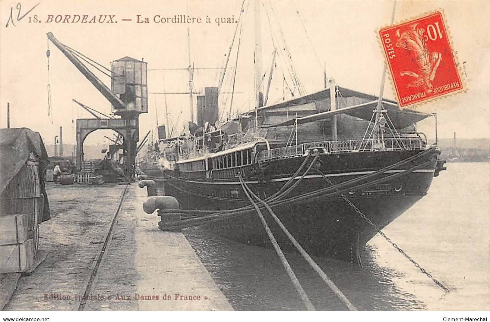 BORDEAUX - La Cordillère à Quai - Très Bon état - Bordeaux