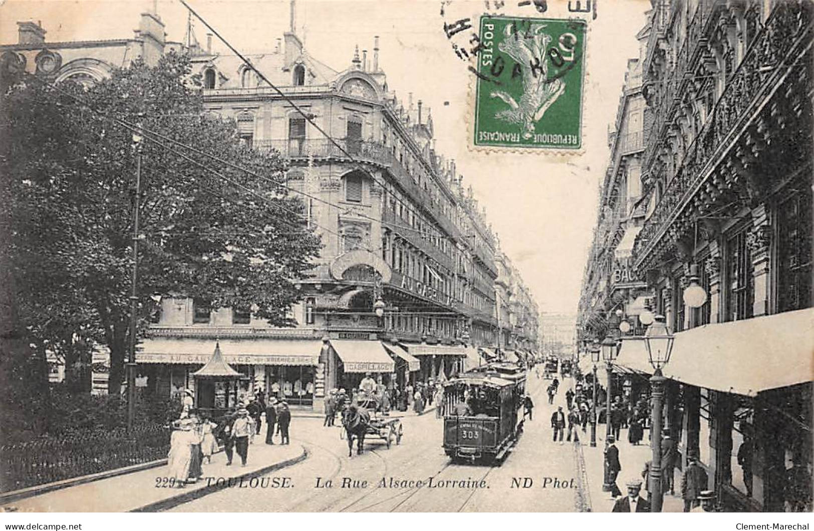 TOULOUSE - La Rue Alsace Lorraine - Très Bon état - Toulouse