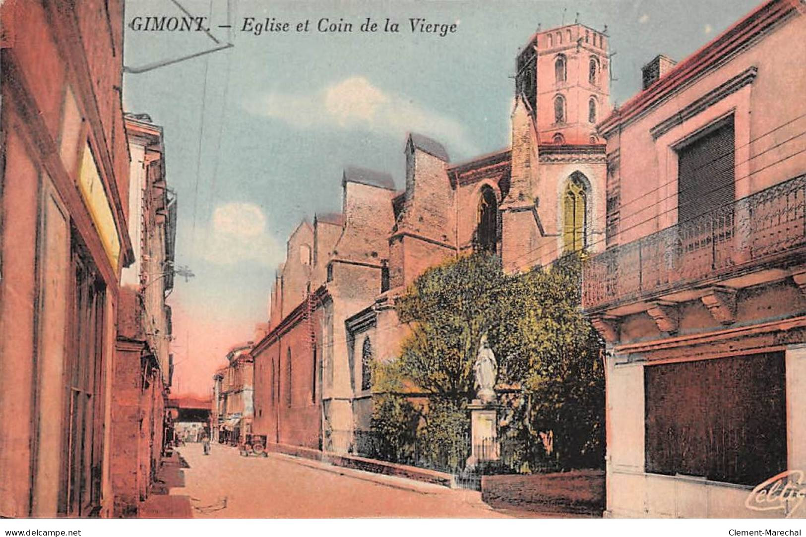 GIMONT - Eglise Et Coin De La Vierge - Très Bon état - Sonstige & Ohne Zuordnung