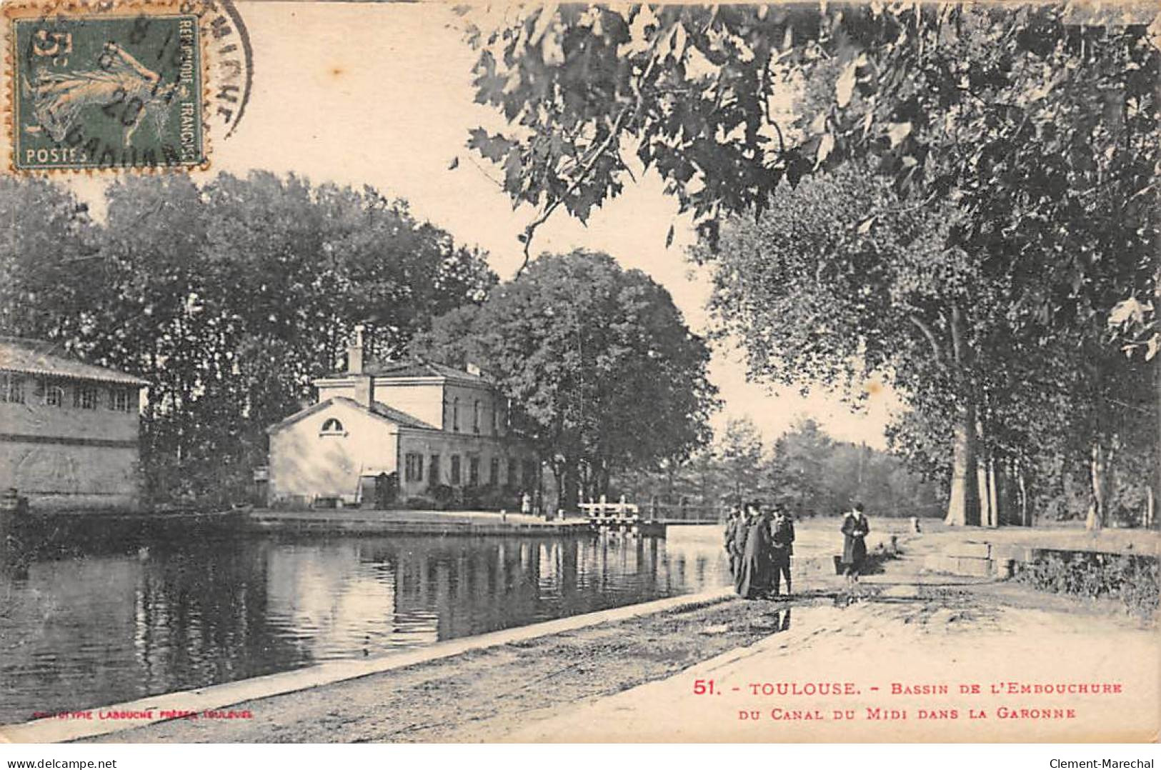 TOULOUSE - Bassin De L'Embouchure Du Canal Du Midi Dans La Garonne - Très Bon état - Toulouse