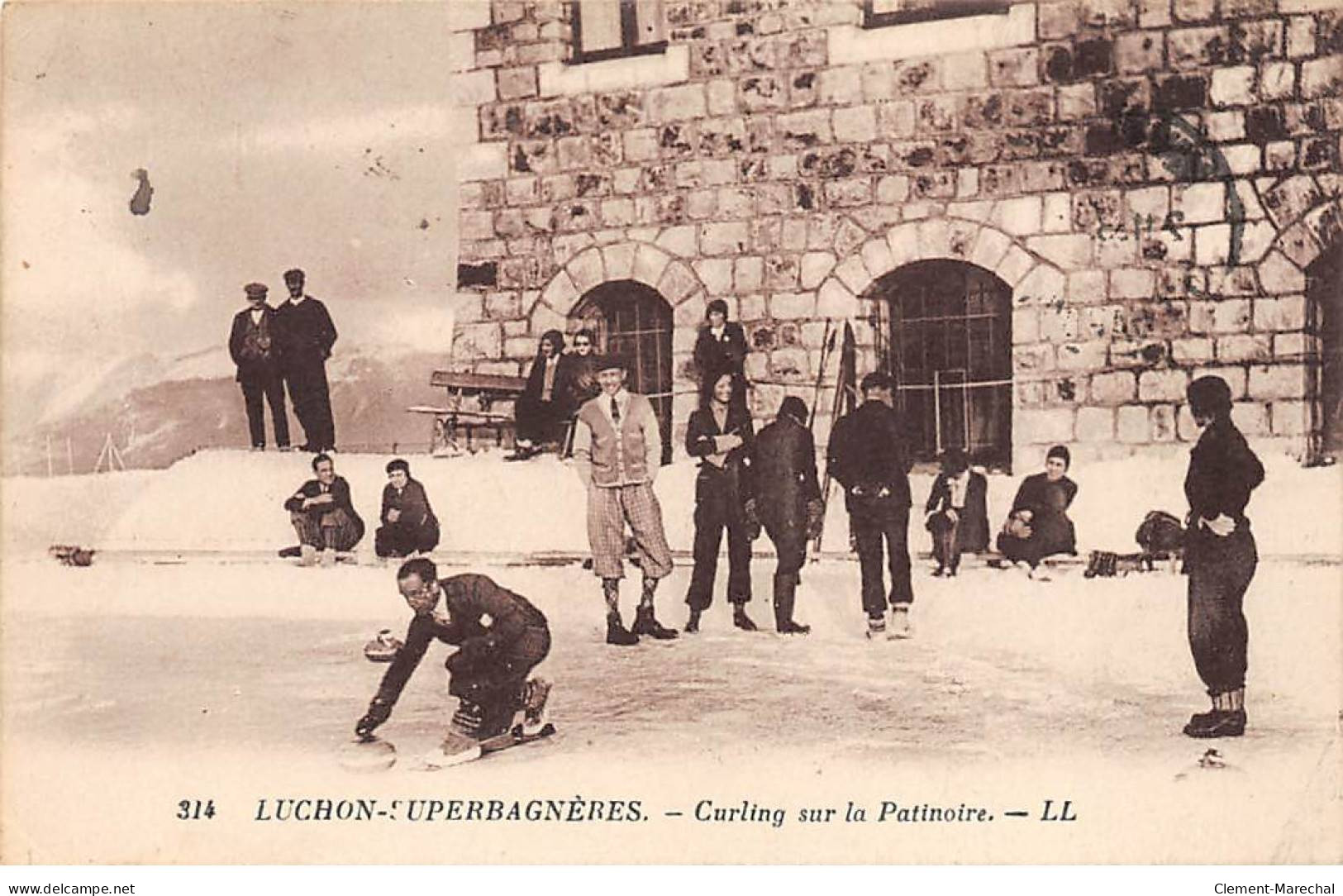 LUCHON - SUPERBAGNERES - Curling Sur La Patinoire - Très Bon état - Superbagneres