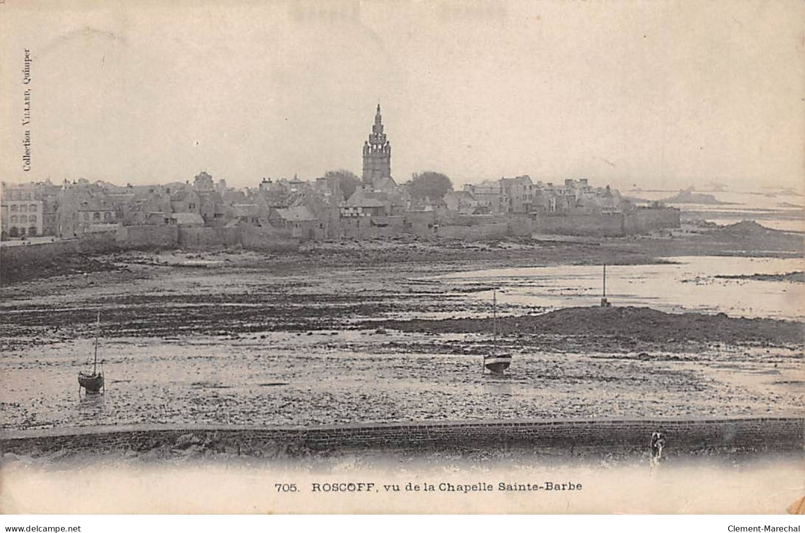 ROSCOFF, Vu De La Chapelle Sainte Barbe - Très Bon état - Roscoff