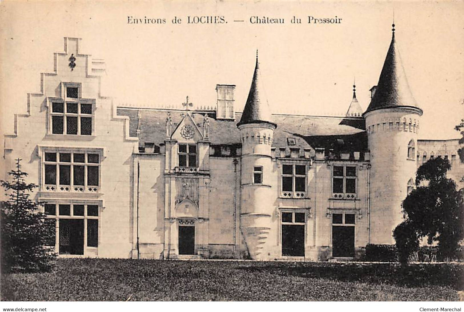 Environs De LOCHES - Château Du PRESSOIR - Très Bon état - Other & Unclassified