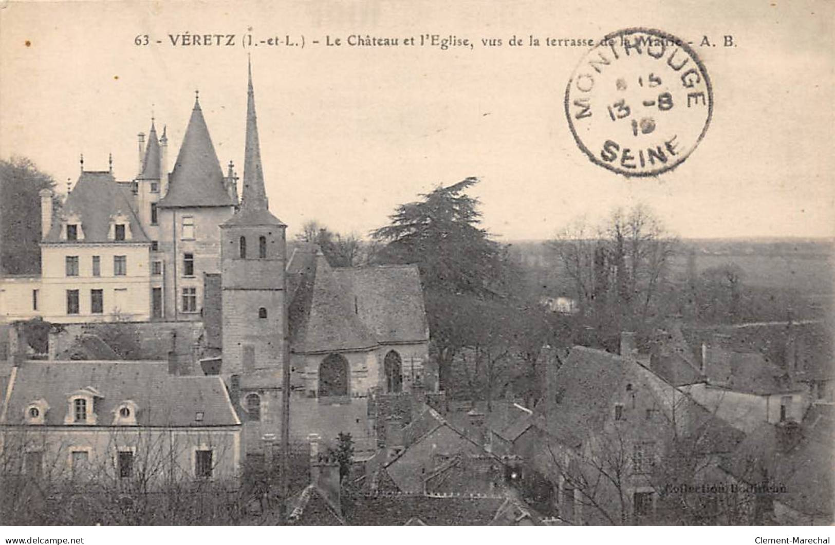 VERETZ - Le Château Et L'Eglise - Très Bon état - Other & Unclassified