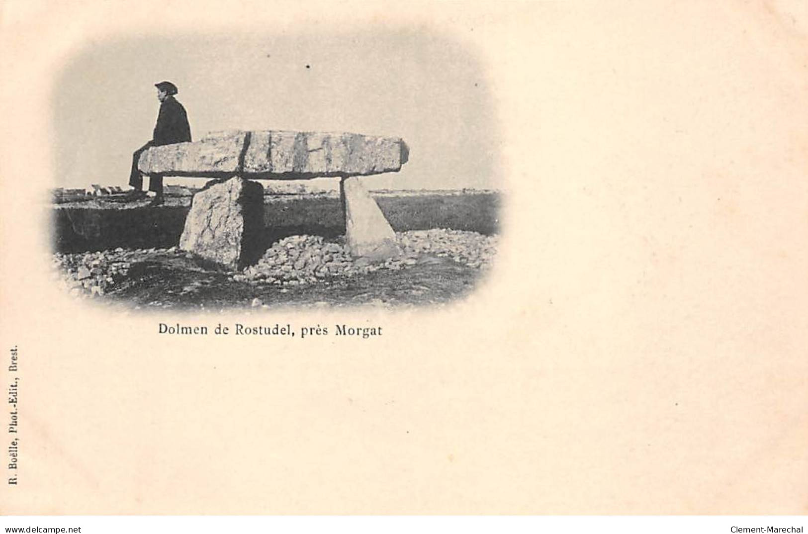 Dolmen De ROSTUDEL Près Morgat - Très Bon état - Andere & Zonder Classificatie