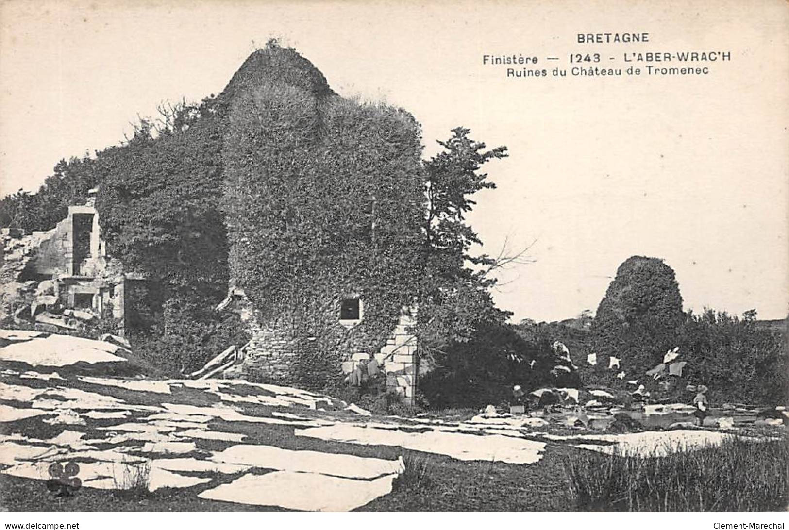 L'ABER WRAC'H - Ruines Du Château De Tromenac - Très Bon état - Autres & Non Classés
