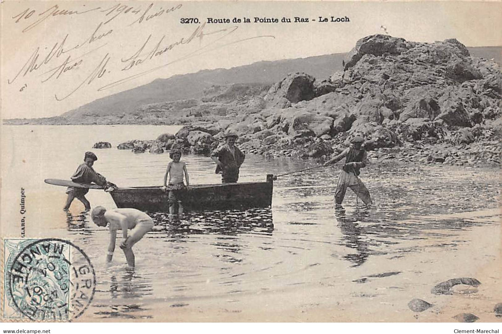 Route De La Pointe Du Raz - Le Loch - Très Bon état - Other & Unclassified