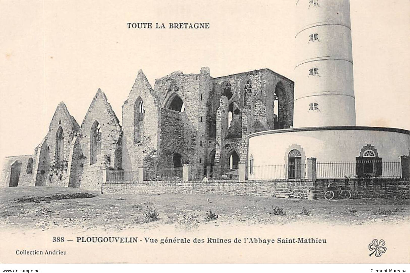 PLOUGONVELIN - Vue Générale Des Ruines De L'Abbaye Saint Mathieu - Très Bon état - Plougonvelin