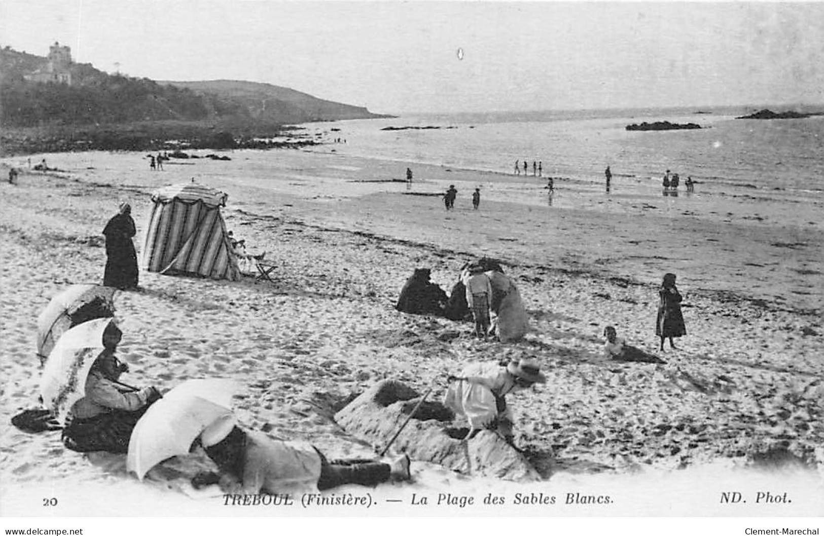 TREBOUL - La Plage Des Sables Blancs - Très Bon état - Tréboul