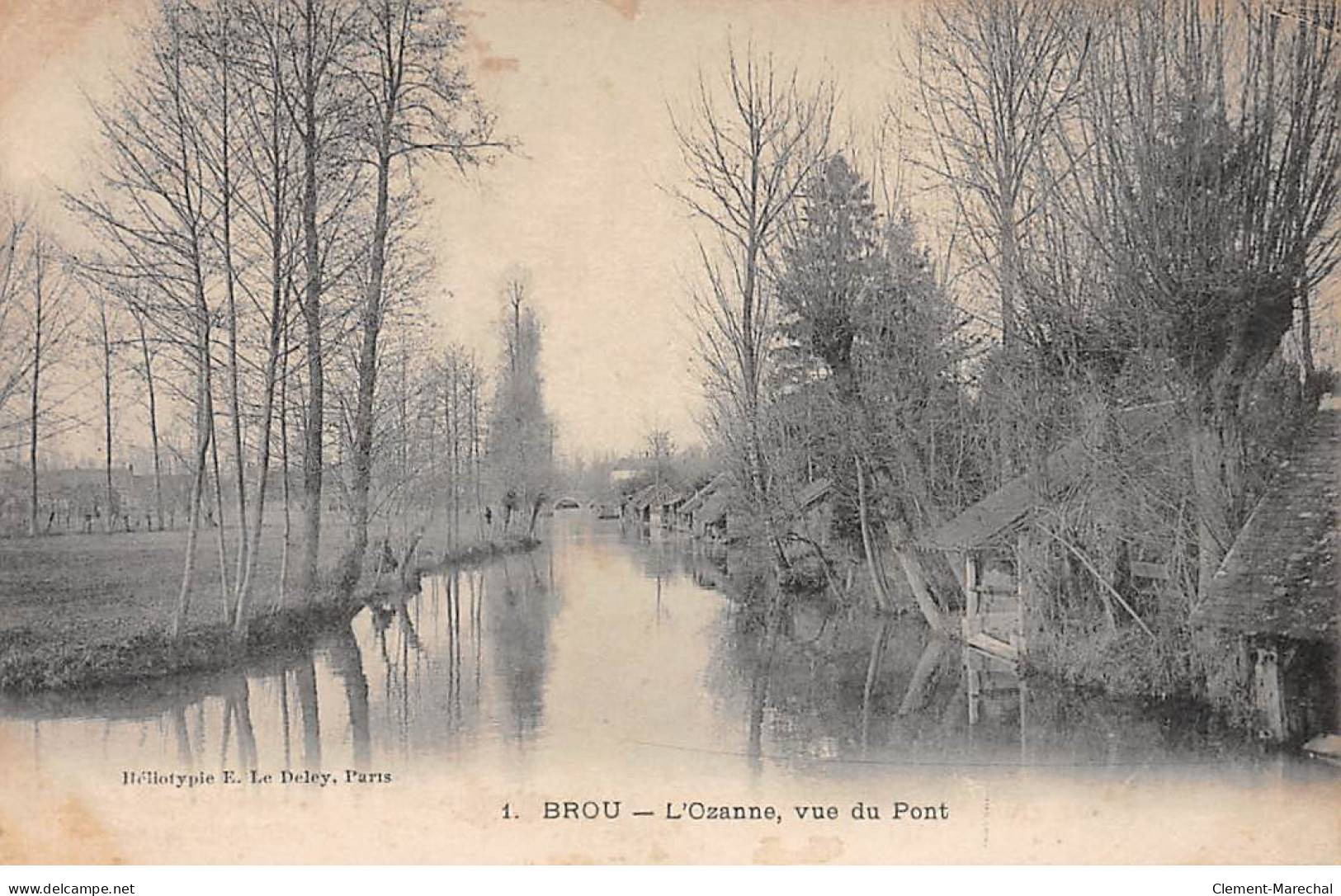 BROU - L'Ozanne, Vue Du Pont - Très Bon état - Autres & Non Classés