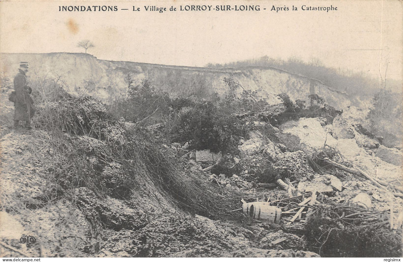 77-LORROY SUR LOING-INONDATIONS-N°584-H/0101 - Andere & Zonder Classificatie