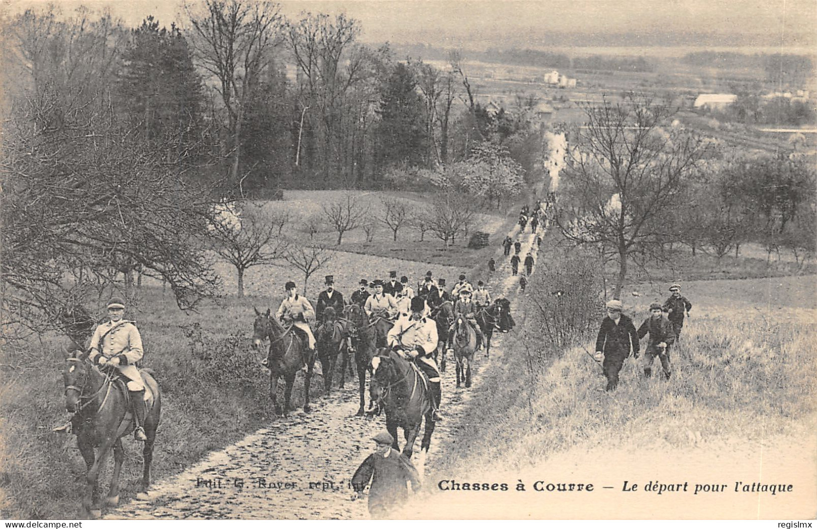 77-FONTAINEBLEAU-CHASSE A COURRE-N°584-H/0087 - Fontainebleau