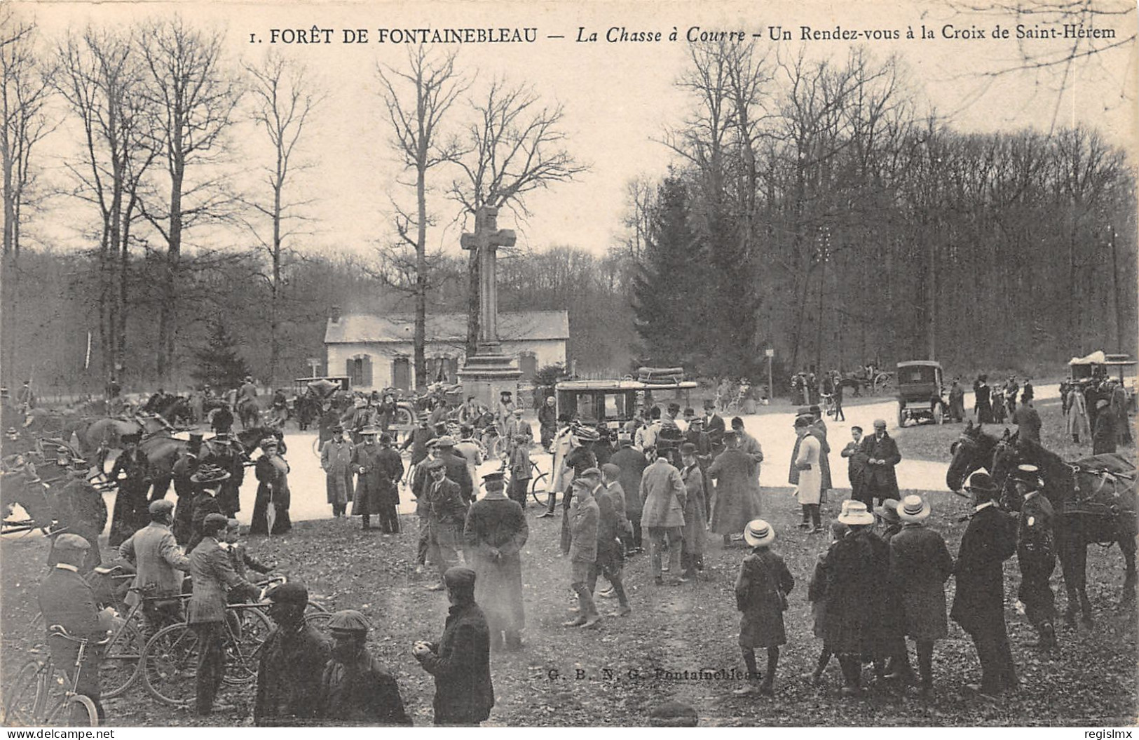77-FONTAINEBLEAU-CHASSE A COURRE-N°584-H/0079 - Fontainebleau