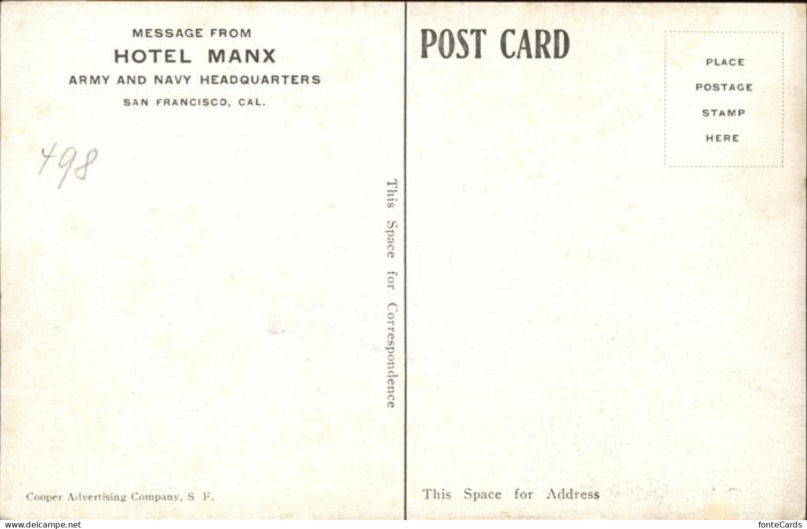 11322888 San_Francisco_California Hotel Manx - Altri & Non Classificati