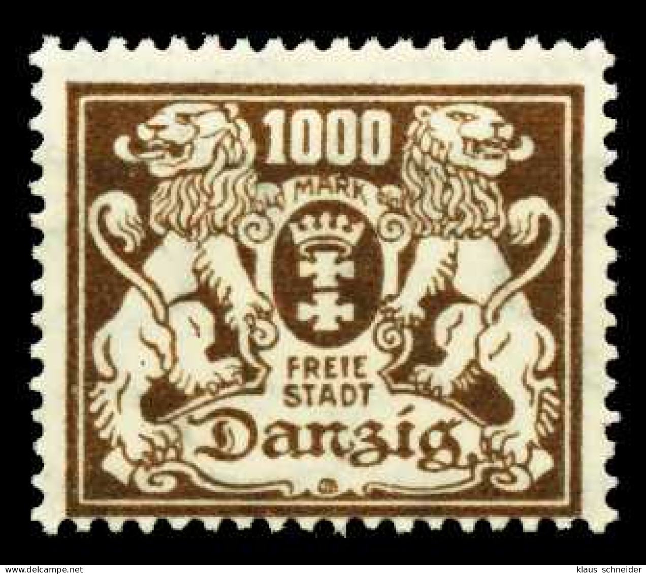 DANZIG 1923 Nr 151 Postfrisch X4CFC1A - Mint