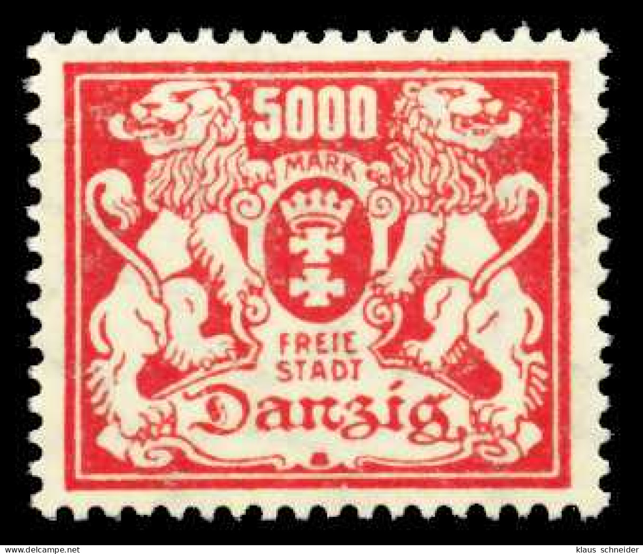 DANZIG 1923 Nr 152 Postfrisch X4CFC56 - Mint