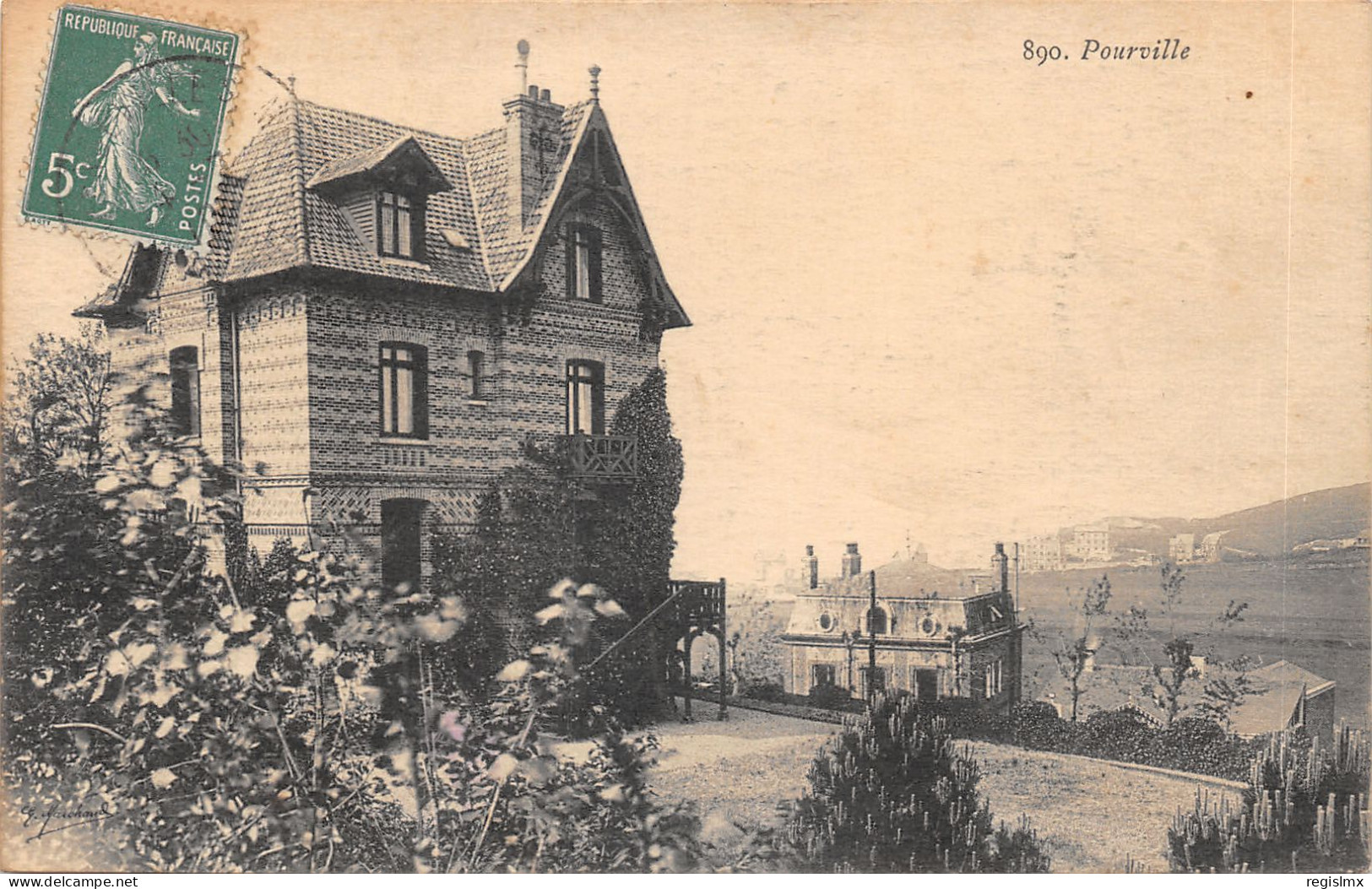 76-POURVILLE-N°584-F/0319 - Sonstige & Ohne Zuordnung