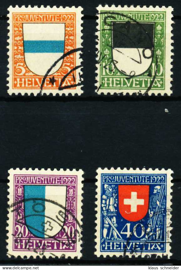 SCHWEIZ PRO JUVENTUTE Nr 175-178 Gestempelt X4E5AEA - Used Stamps