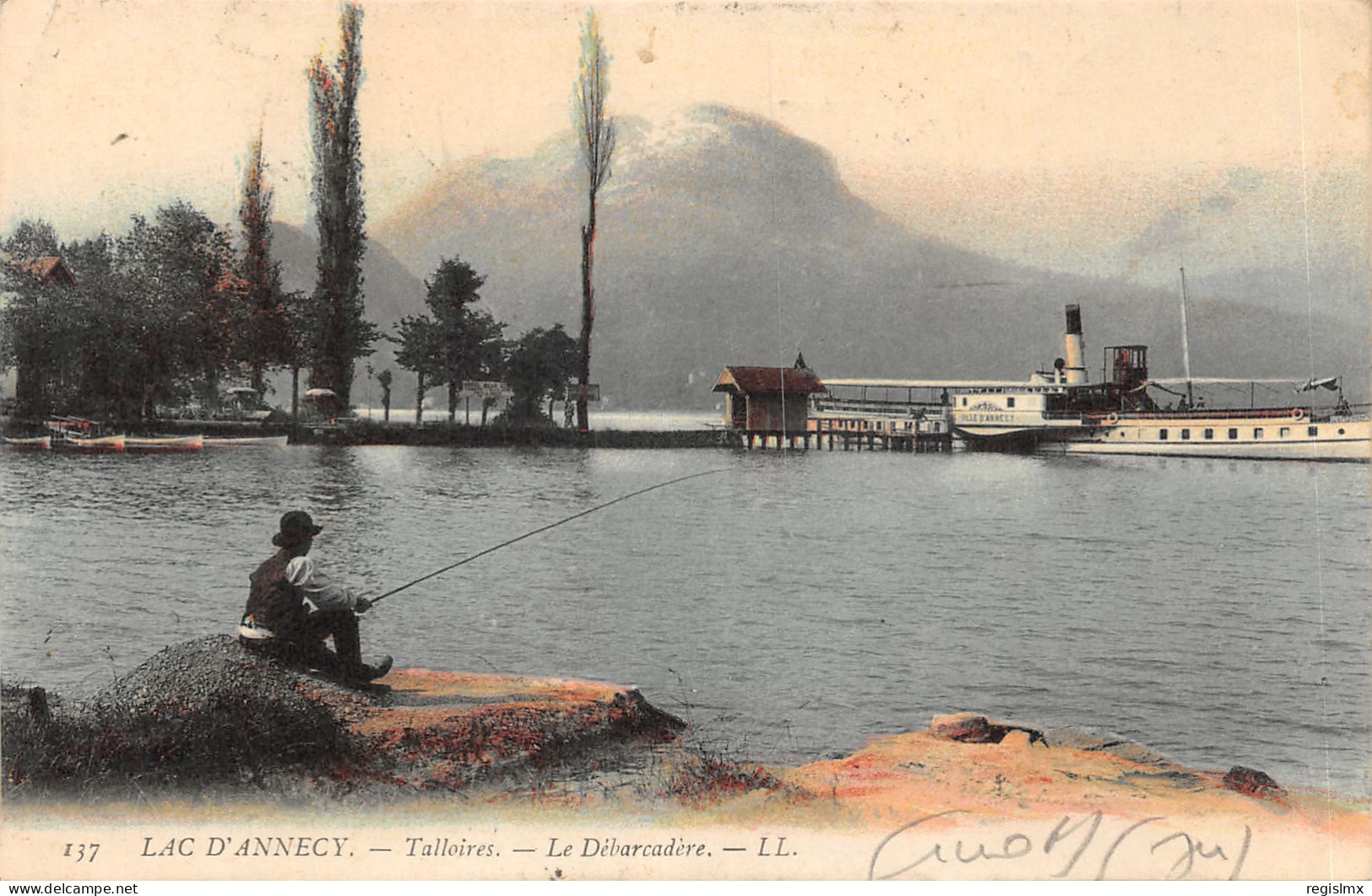 74-ANNECY-LE DEBARCADERE-N°584-F/0159 - Annecy