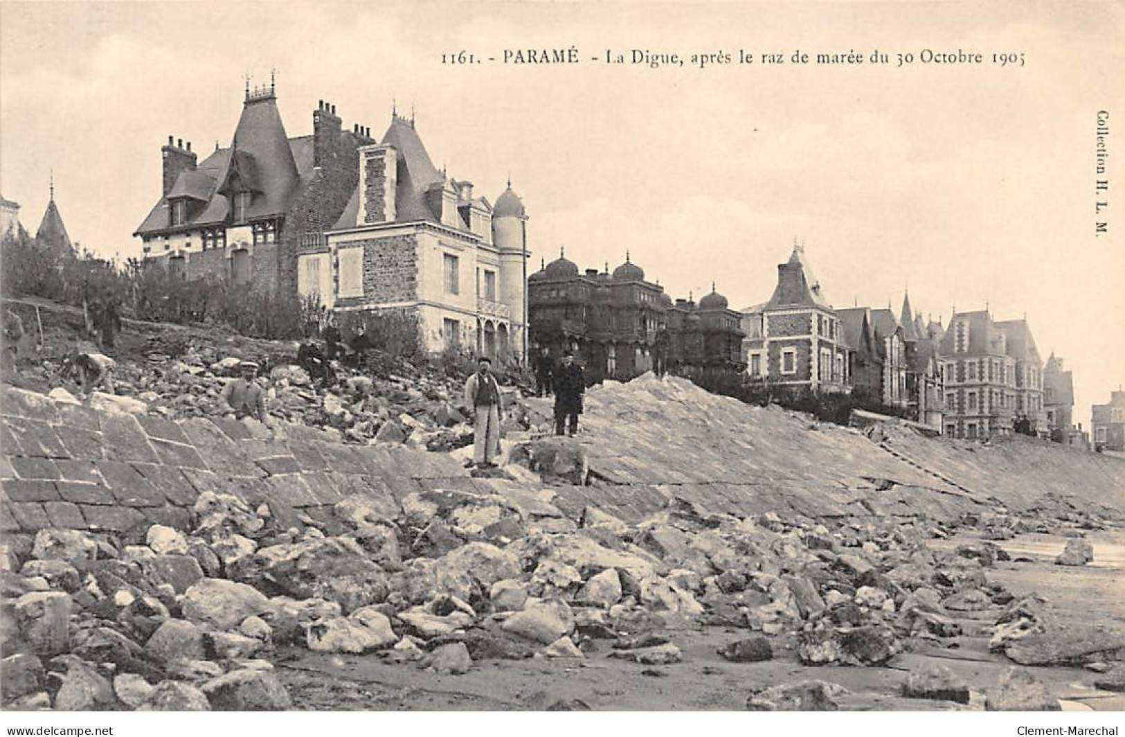 PARAME - La Digue Après Le Raz De Marée Du 30 Octobre 1905 - Très Bon état - Parame