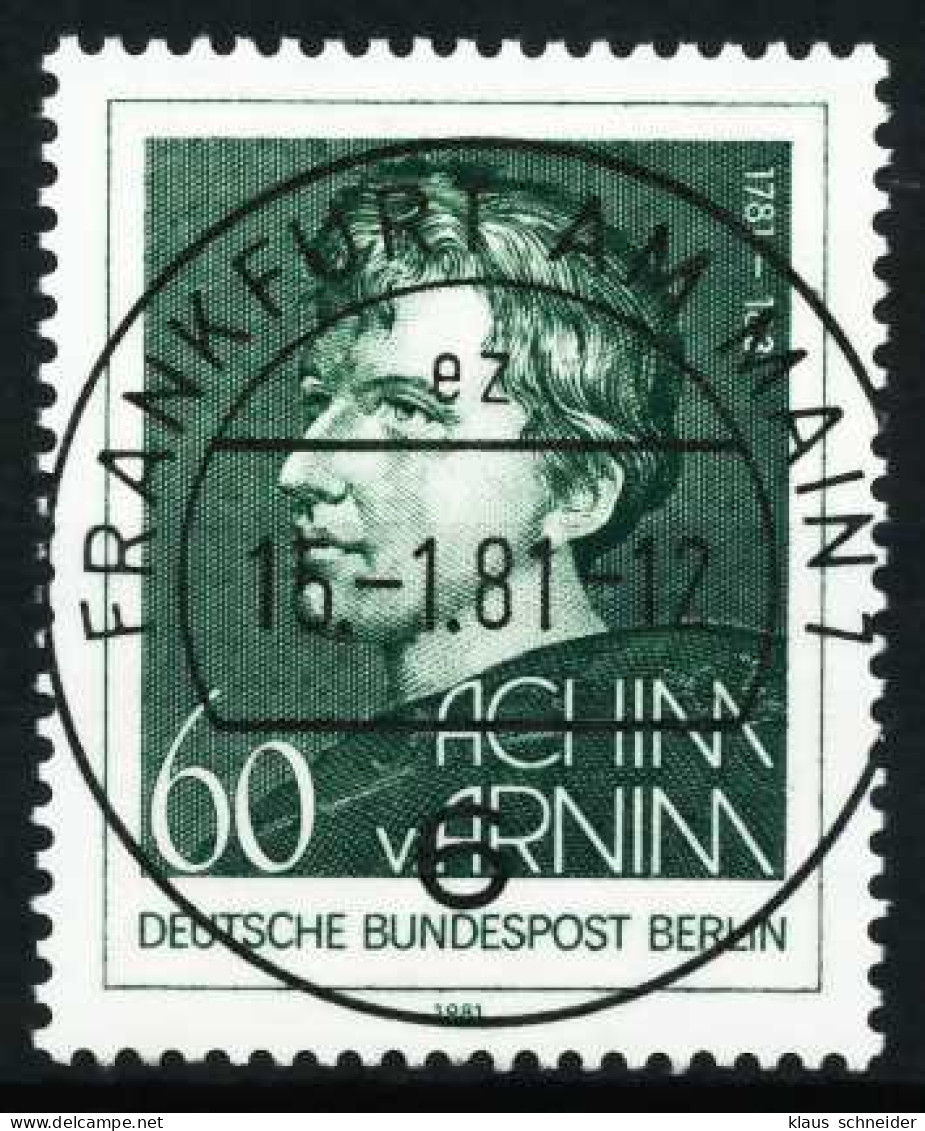 BERLIN 1981 Nr 637 Zentrisch Gestempelt X6210AA - Oblitérés