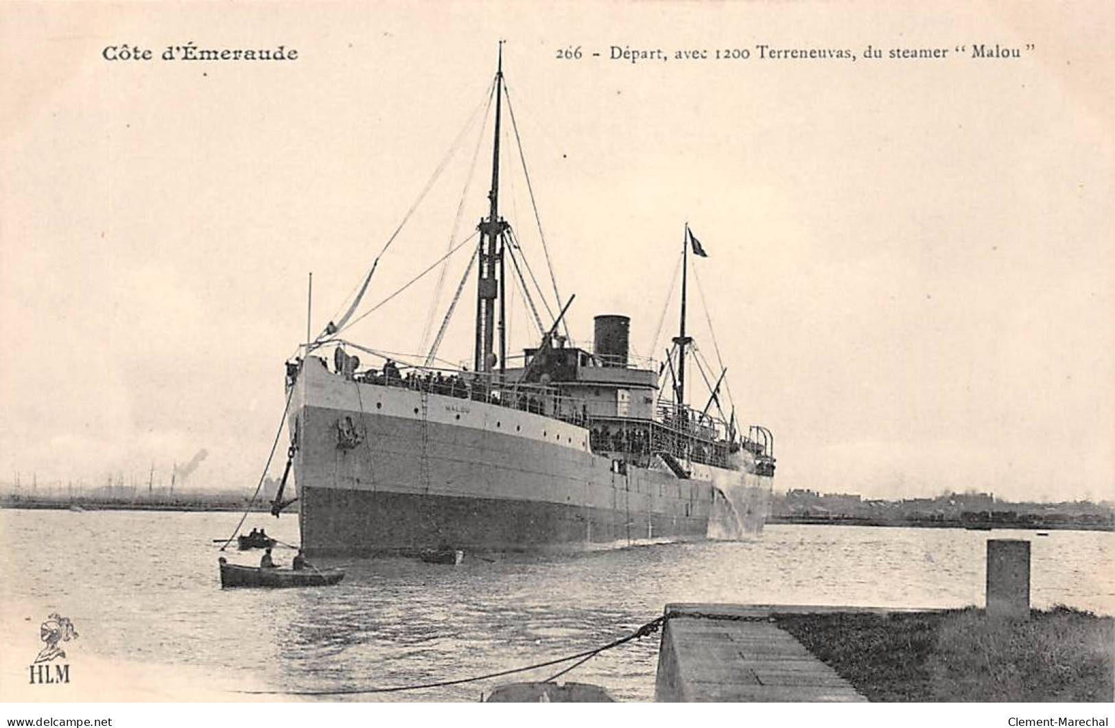 SAINT MALO - Départ Du Steamer " Malou " - Très Bon état - Saint Malo