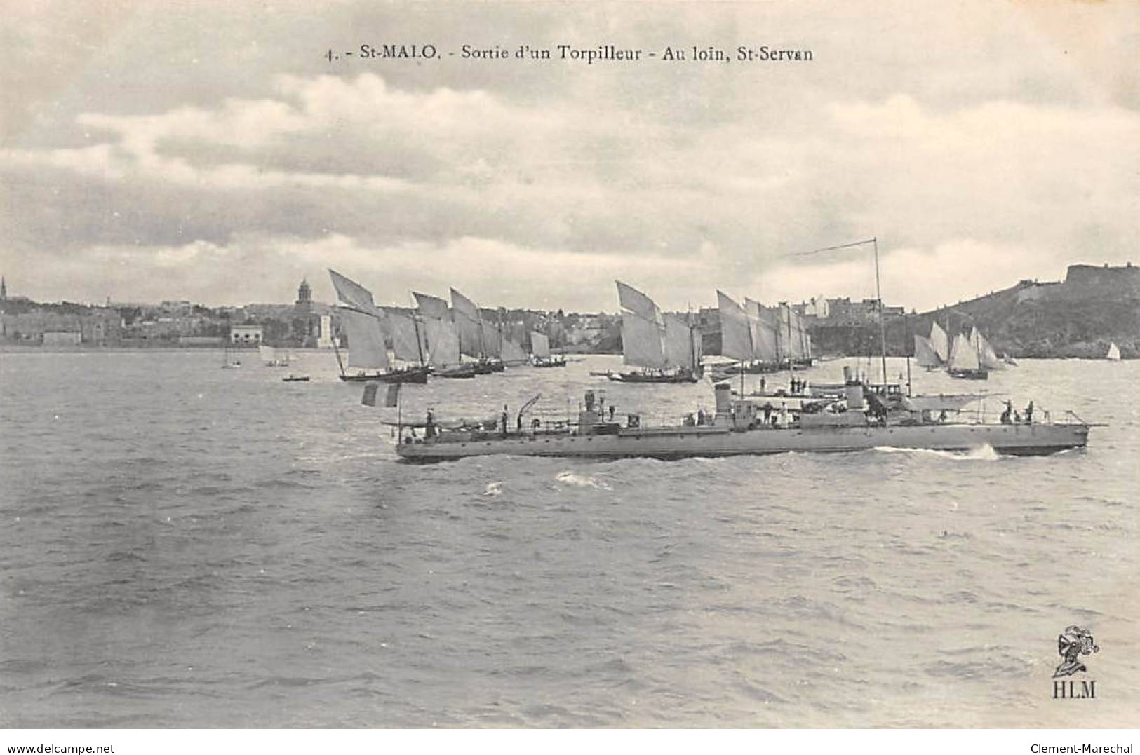 SAINT MALO - Sortie D'un Torpilleur - Très Bon état - Saint Malo