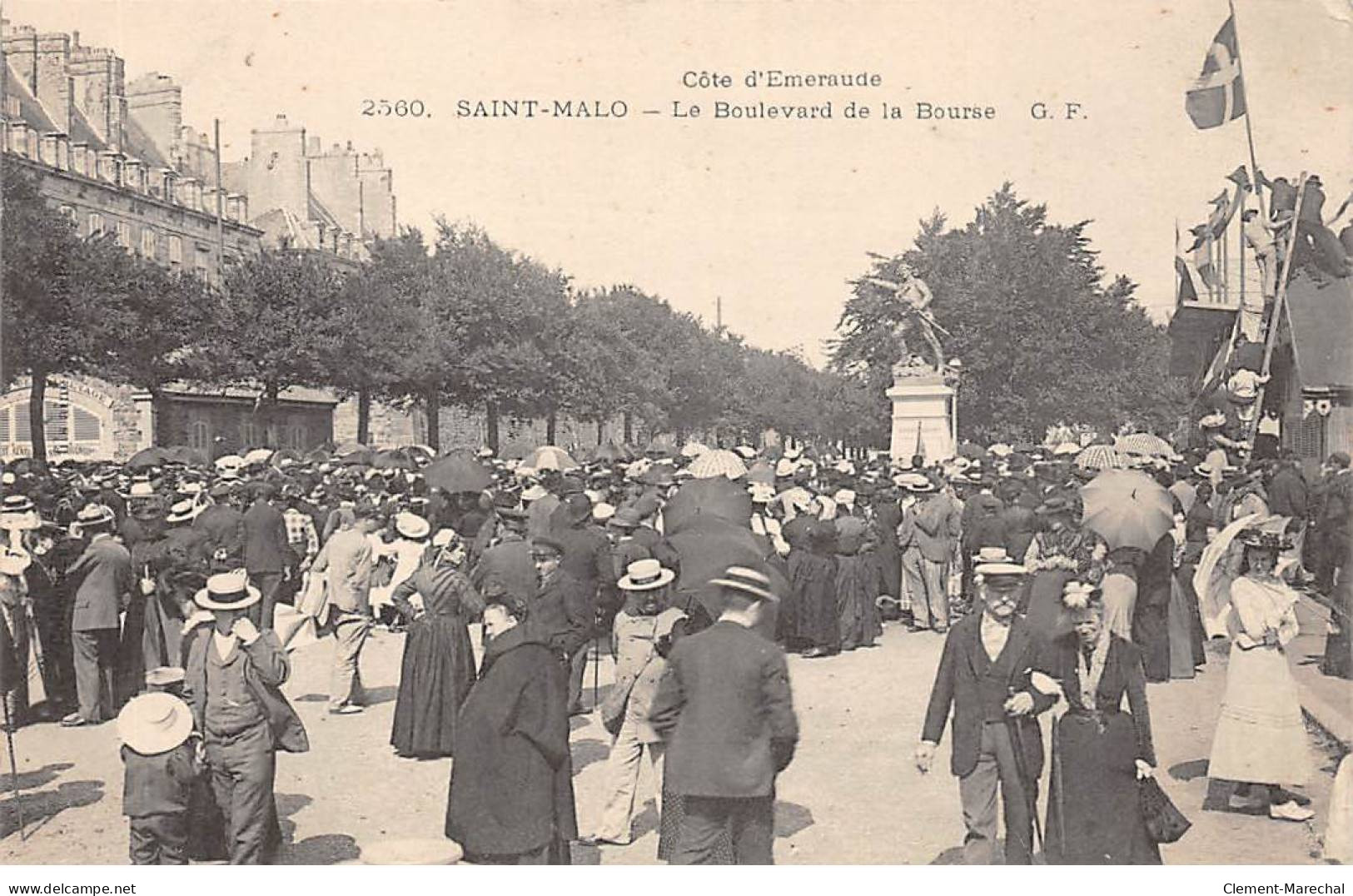 SAINT MALO - Le Boulevard De La Bourse - Très Bon état - Saint Malo