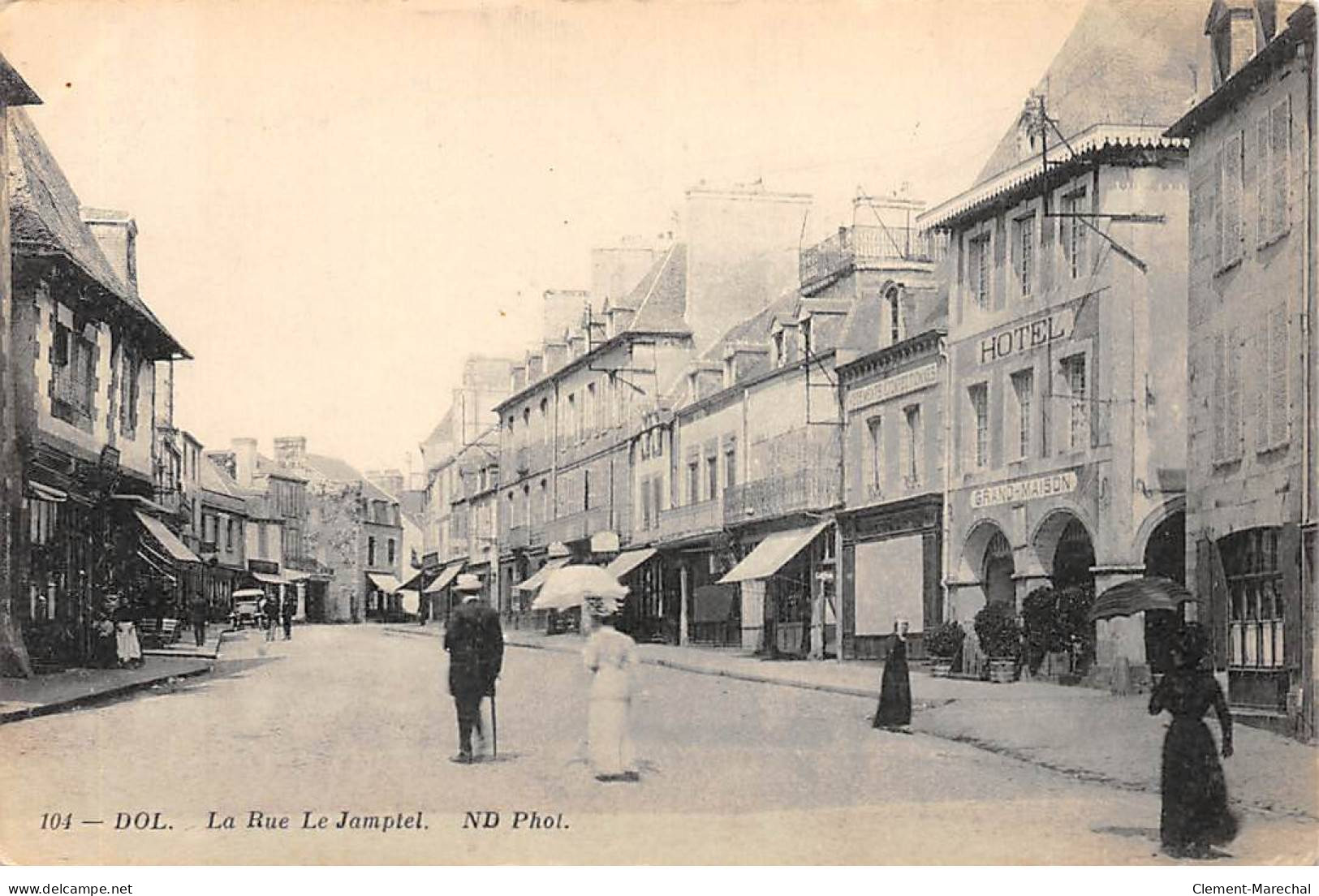 DOL - La Rue Le Jamptel - Très Bon état - Dol De Bretagne