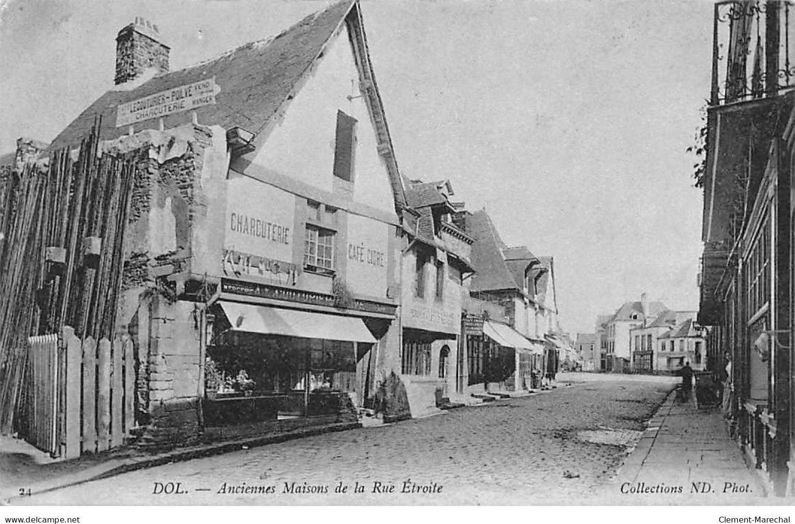 DOL - Anciennes Maisons De La Rue Etroite - Très Bon état - Dol De Bretagne