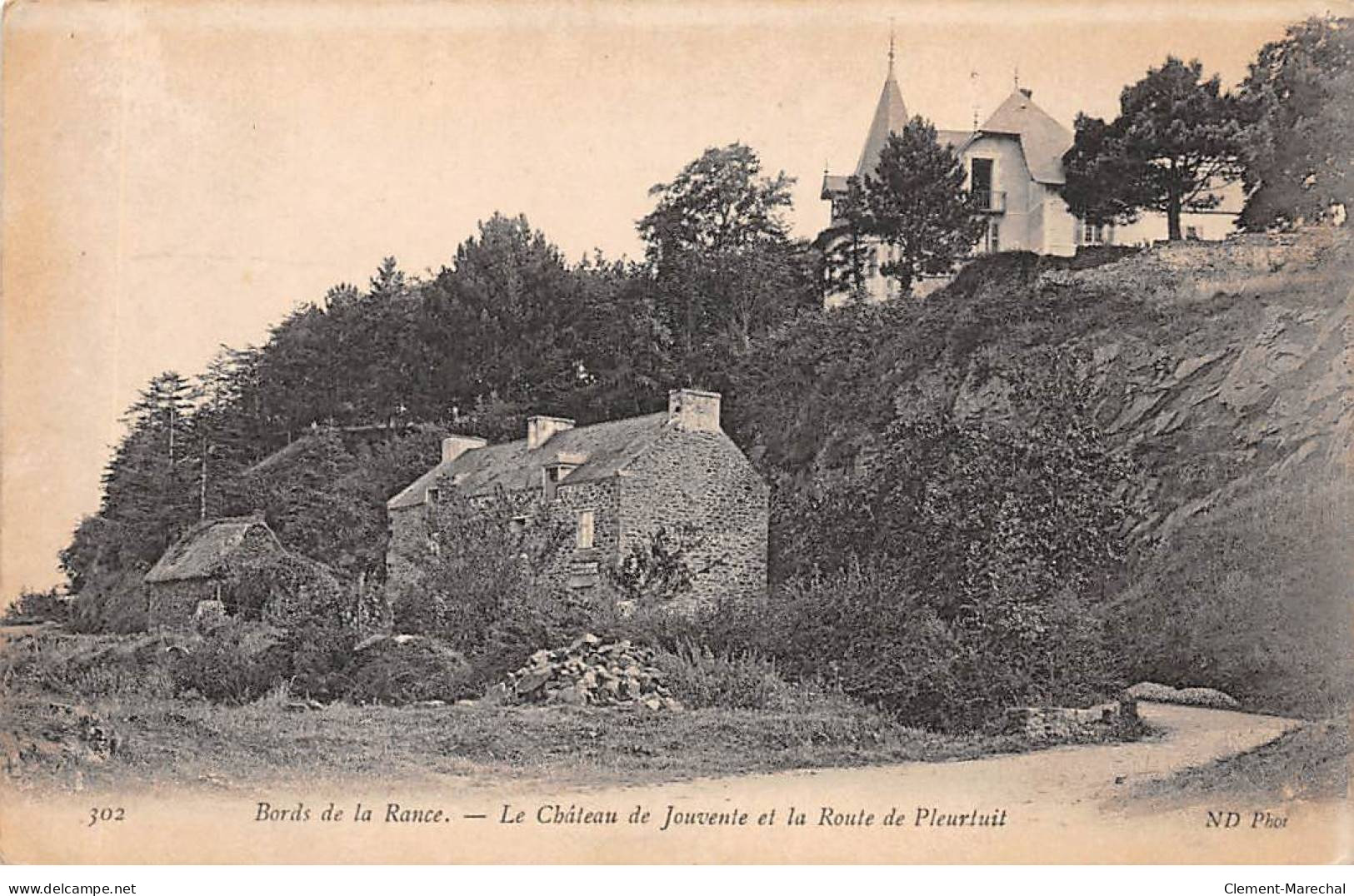 Bords De La Rance - Le Château De Jouvente Et La Route De Pleurtuil - Très Bon état - Other & Unclassified