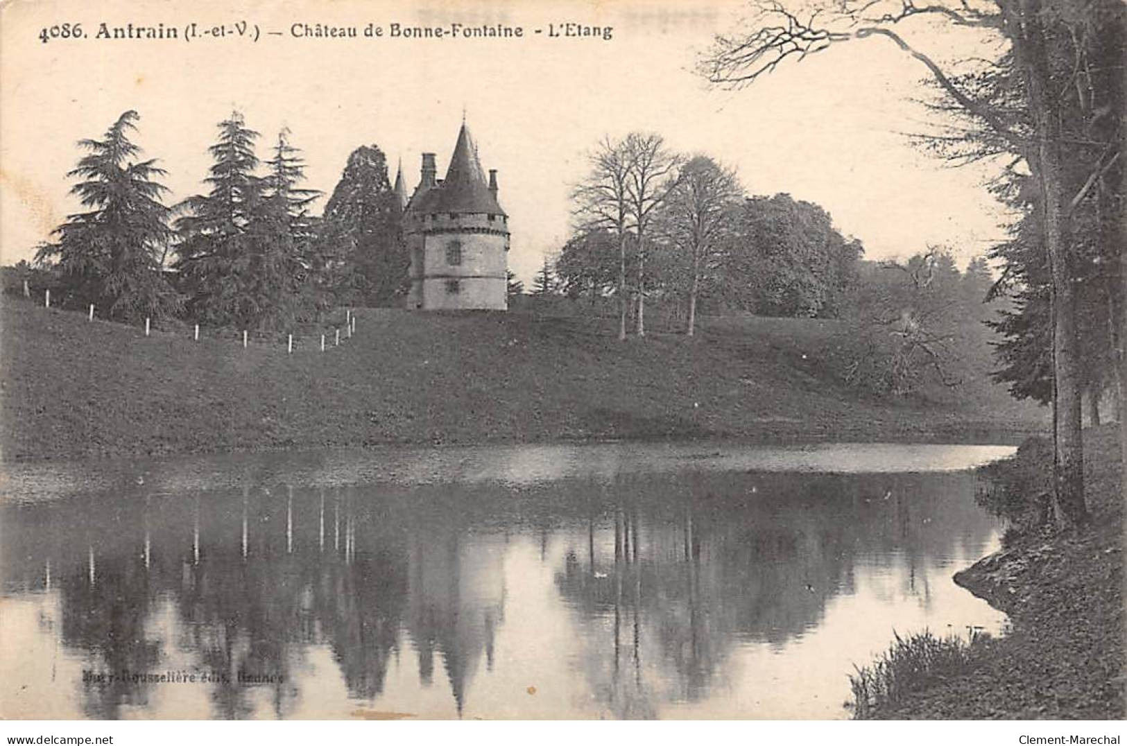 ANTRAIN - Château De Bonne Fontaine - L'Etang - Très Bon état - Sonstige & Ohne Zuordnung