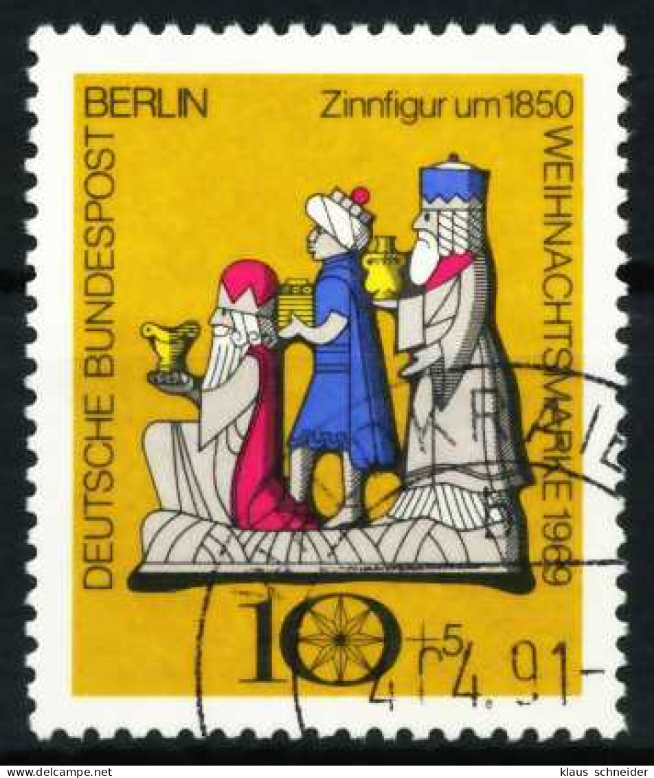 BERLIN 1969 Nr 352 Zentrisch Gestempelt X639AB6 - Usados