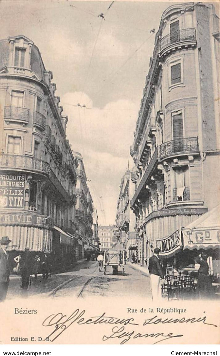 BEZIERS - Rue De La République - Très Bon état - Beziers