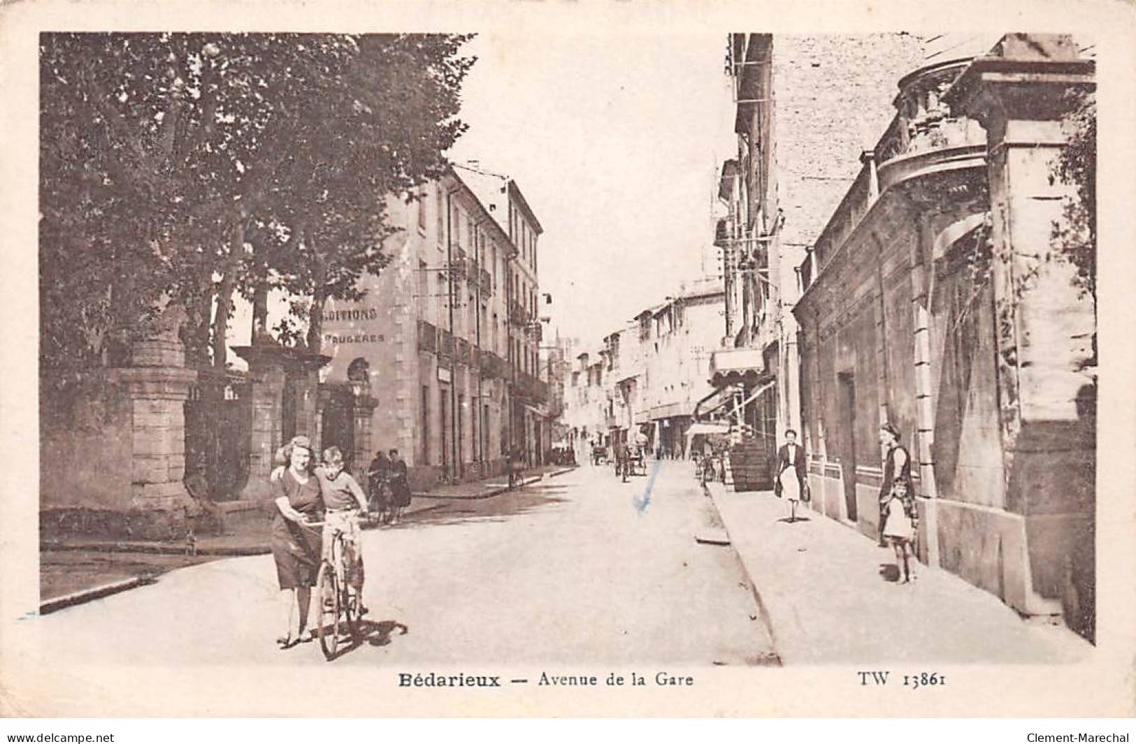 BEDARIEUX - Avenue De La Gare - état - Bedarieux