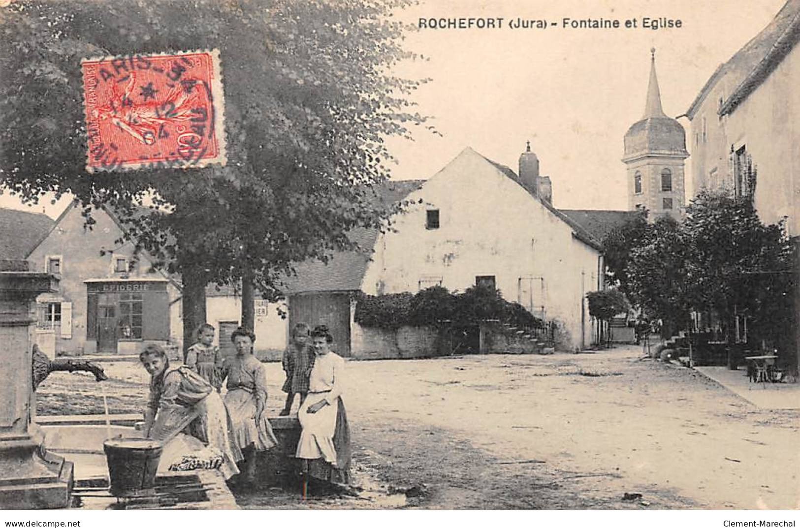 ROCHEFORT - Fontaine Et Eglise - Très Bon état - Other & Unclassified