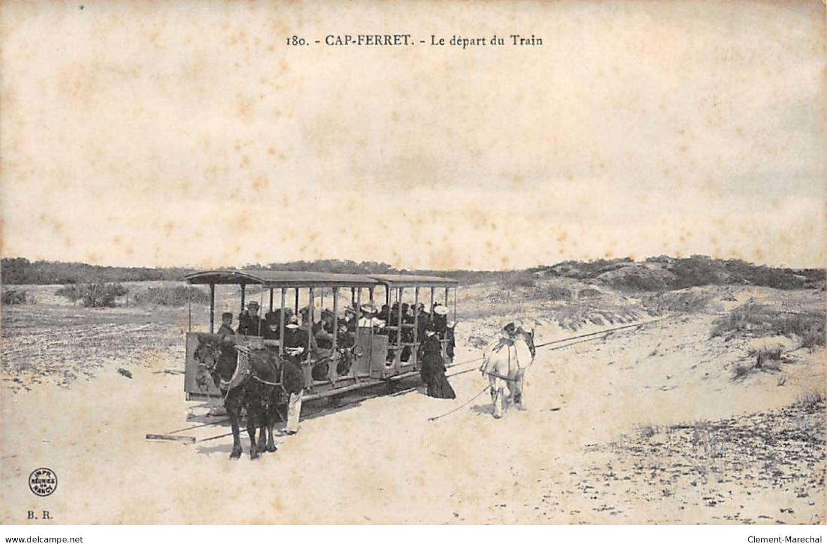 CAP FERRET - Le Départ Du Train - Très Bon état - Other & Unclassified