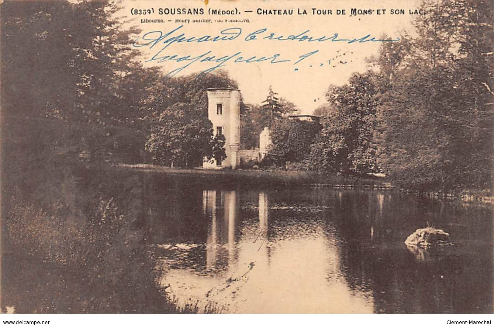 SOUSSANS - Chateau La Tour De Mons Et Son Lac - Très Bon état - Other & Unclassified