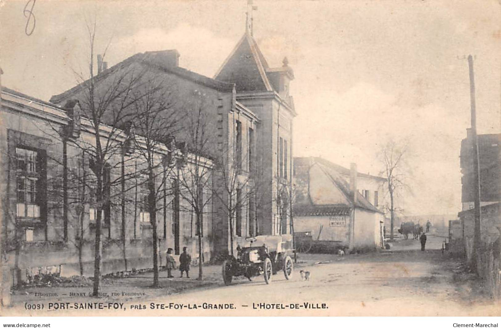 PORT SAINTE FOY - L'Hotel De Ville - Très Bon état - Andere & Zonder Classificatie