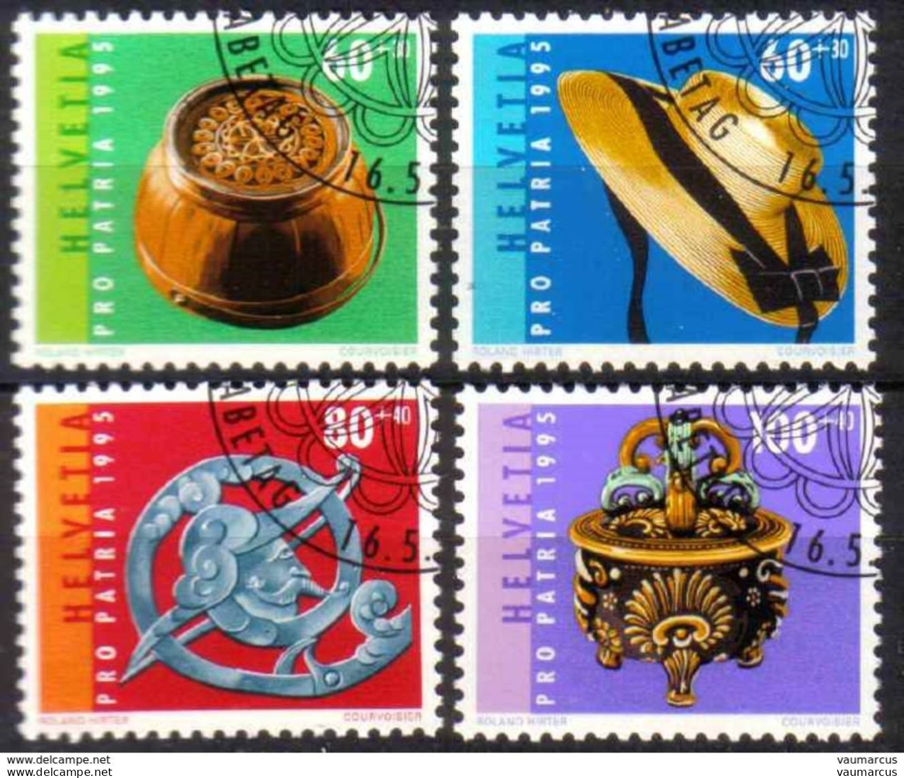 1995 PRO PATRIA Série Complète Obl. 1er Jour Voir Description - Used Stamps