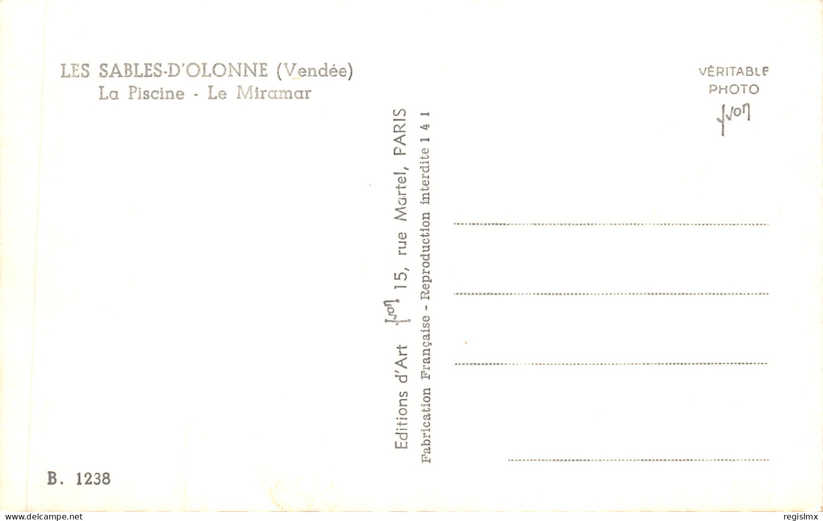 85-LES SABLES D OLONNE-N°585-C/0161 - Sables D'Olonne