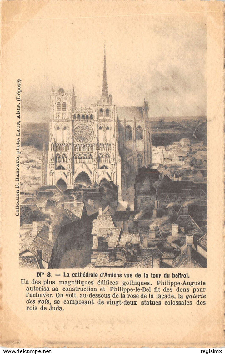 80-AMIENS-LA CATHEDRALE-N°585-B/0153 - Amiens